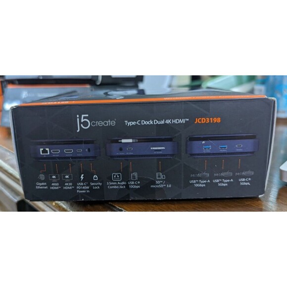 D- j5create Type-C Dock Dual 4K HDMI (JCD3198) - Open Box - Picture 6 of 14